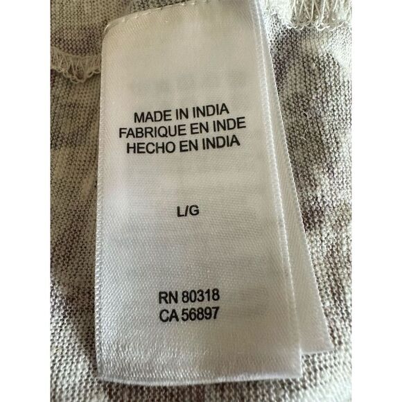 Lucky Brand Women's Floral Tie Neck Blouse Size L Multicolor Casual - Picture 6 of 8